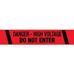 Danger High Voltage Do Not Enter Tape